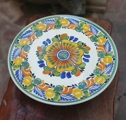 ceramic-cake-vase-decor-tabledecor-flower-motives-garden-talavera-majolica-gifts-cook