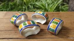 ceramic-napking-ring-table-decor-beautiful-pottery-hand-made-mexico-mayolica