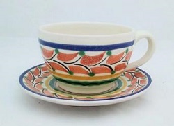 mexican-pottery-ceramic-tableware-cup-and-saucer-majolica-hand-painted-mexico-multicolors-ii