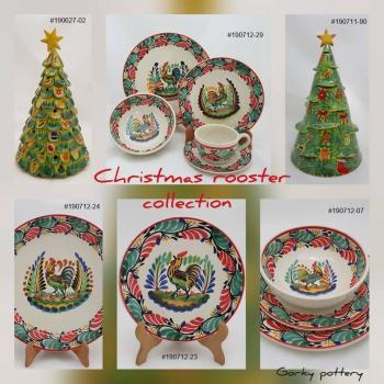 mexican ceramic mexican potttery folk art talavera Gorky Gonzalez Christmas<br>Collection