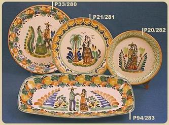 mexican ceramic mexican potttery folk art talavera majolica Gorky Gonzalez 