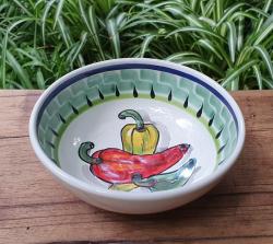 mexican-ceramic-cereal-bowl-handmade-guanajuato-mexico-chiles-pepper-collection-greenhouse