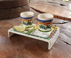 mexican-ceramic-pottery-hand-made-mexico-majolica-table-decor-talavera-gorky-tequila-set