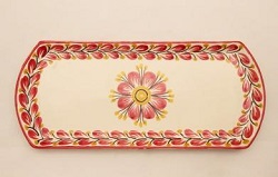 mexican-ceramic-tray-pottery-hand-painted-guanajuato-mexico-tableware-amazon-red-flower