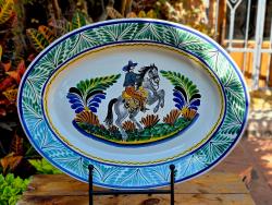 mexican-ceramics-cowboy-decks-oval-platters-wall-serving-table-gifts-rodeo-1