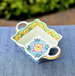 mexican-ceramics-flower-square-canister-saucer-snacks-gifts-2-4