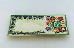mexican-ceramics-spoon-rest-butterfly-collection-farm-ranch-from-mexico-gifts