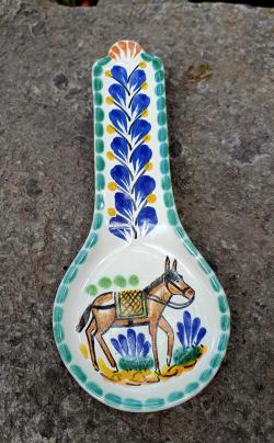 mexican-ceramics-spoon-rest-donkey-collection-farm-ranch-from-mexico