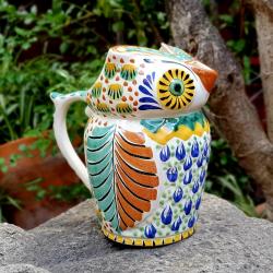 mexican-ceramics-water-owl-pitcher-animals-shapes-mayolica-handcrafts-from-mexico-2