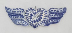mexican-ornament-wings-heart-hand-crafts-pottery-hand-made-mexico-decorative-christmas-nativity-talavera-majolica-blue