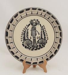 mexican-plates-ceramic-pottery-catrina-motive-folk-art-hand-crafts-hand-made-mexico-for-sale-amazon