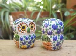 owl-figure-mexican-pottery-ceramics-folk-art-majolica-saltandpepper-shaker-tableware