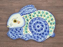 rabbit-bonny-ceramic-plate-snack-gift-colors-art-from-mexico