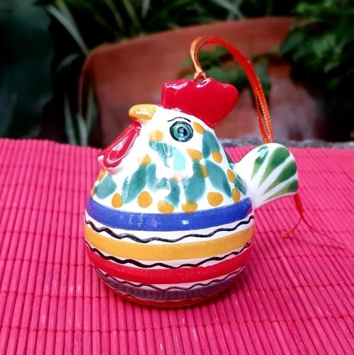 christmas-ornaments-decor-tree-rooster-ceramic-mexico-gifts-farm