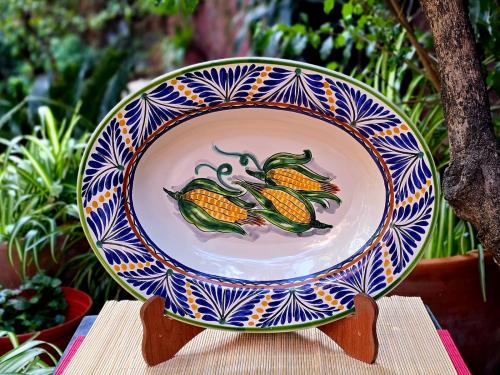 corn-oval-serving-ceramics-platter