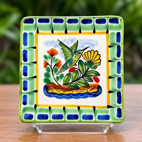 artesanias mexicanas ceramica talavera Majolica pintada en Taller de Gorky Gonzalez Guanajuato Mexico