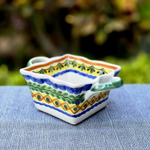 mexican-ceramics-flower-square-canister-saucer-snacks-gifts-1-1