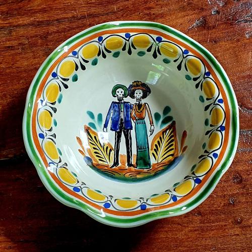 mexican-ceramics-pasta-cereal-soup-flouted-bowl-catrina-couple-skeleton-halloween-decor