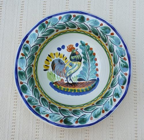 mexican-ceramics-pasta-soup-bowl-wave-rooster-wedding-farm