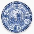 decorative-wall-platter-japanese-woman-blue-and-white-majolica-gorky-2